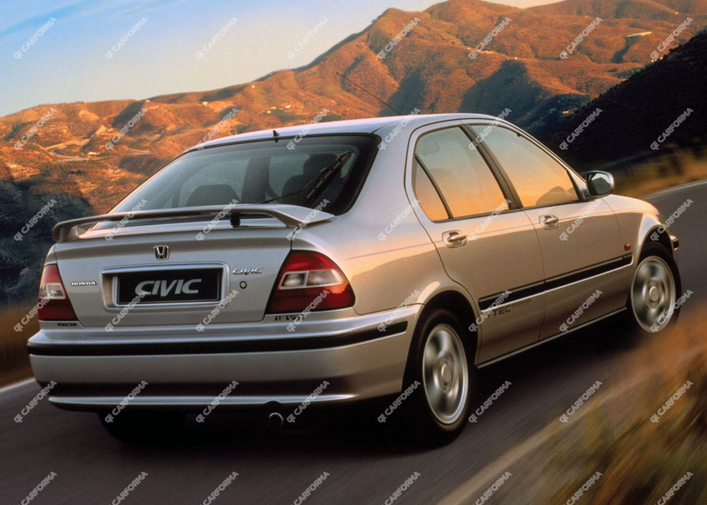 Ворсовые коврики на Honda Civic VI 5d 1995 - 2000