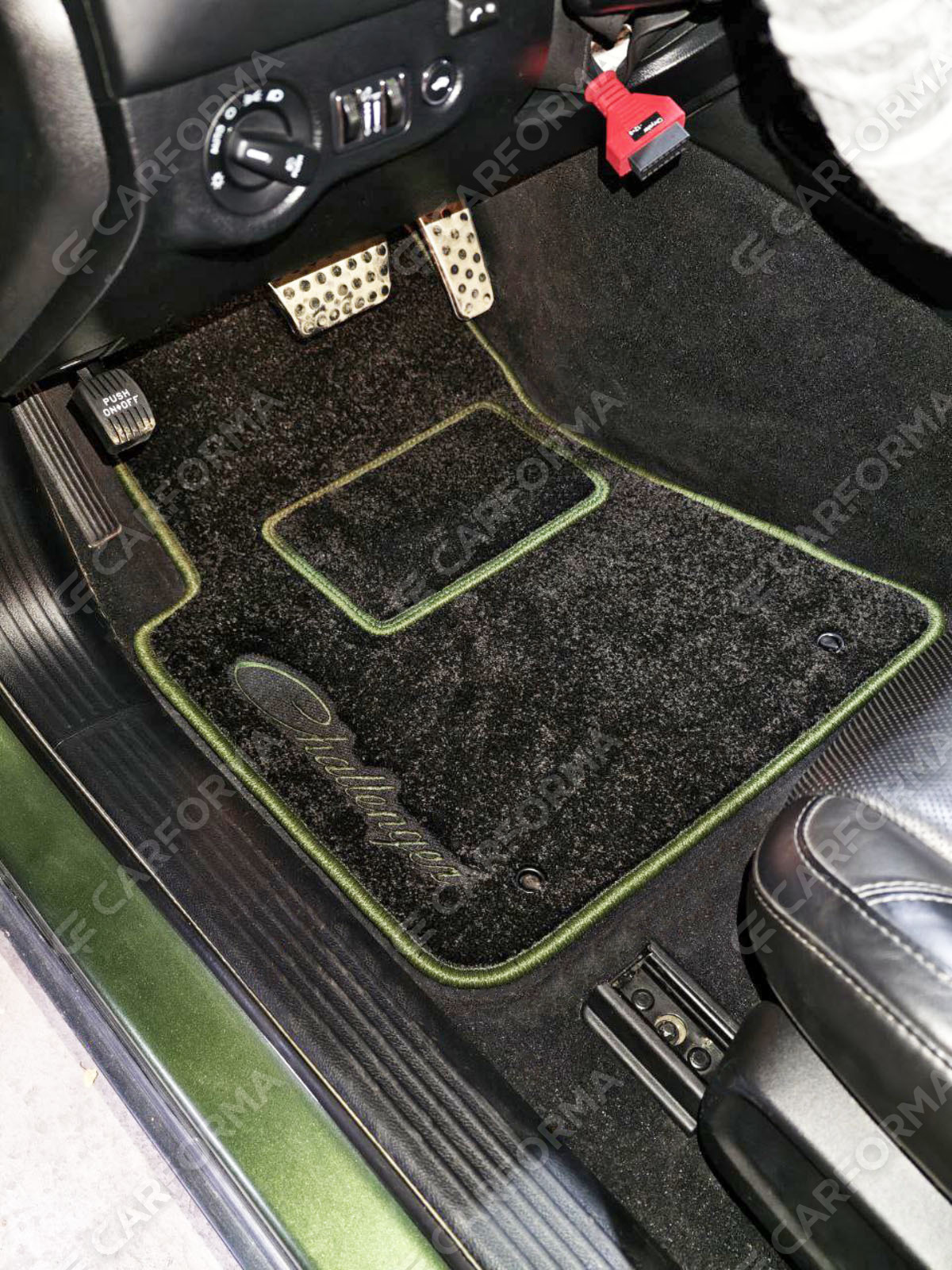 Ворсовые коврики на Dodge Challenger III 2008&nbsp;-&nbsp;2023 в Пензе