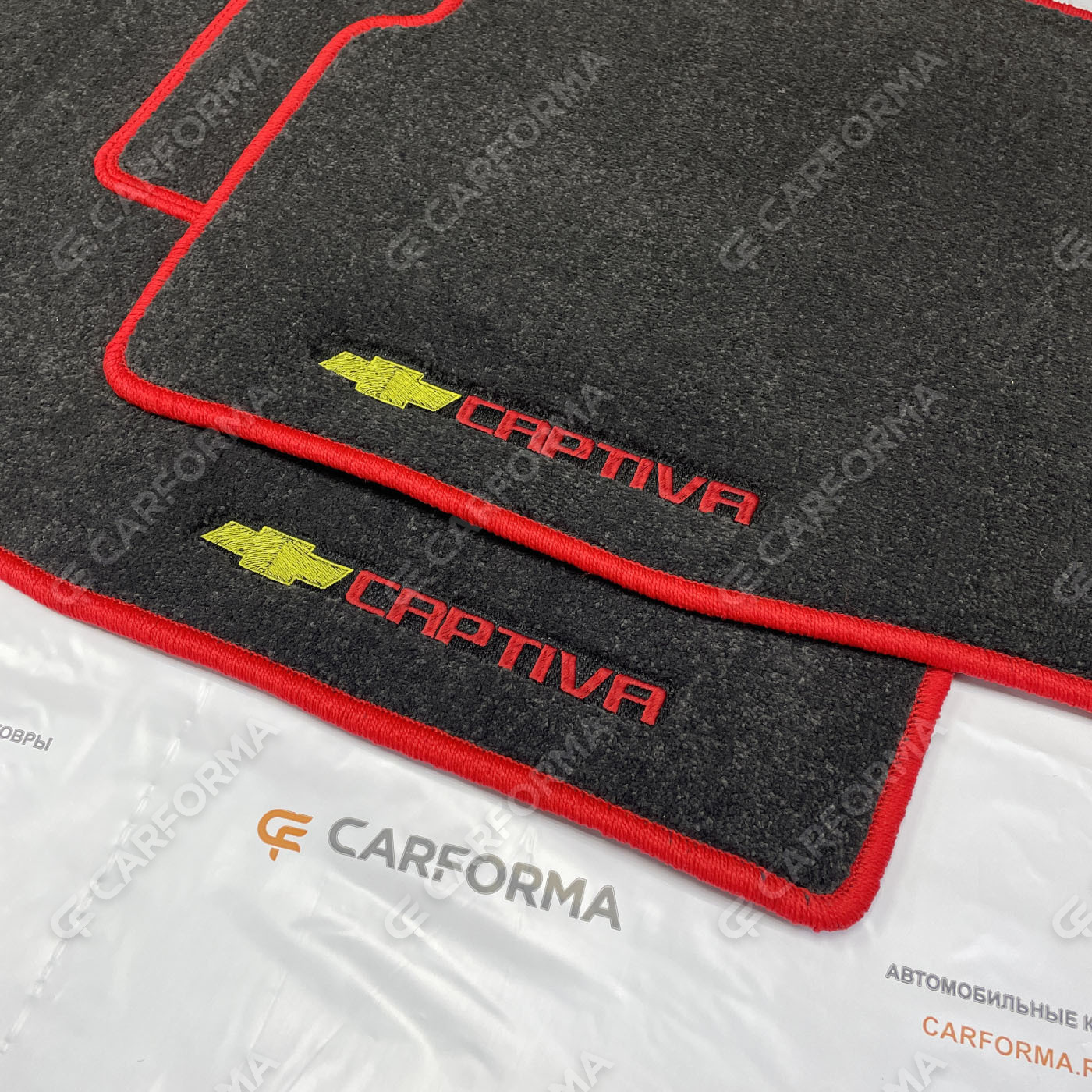 Ворсовые коврики на Chevrolet Captiva 2006&nbsp;-&nbsp;2016 в Пензе