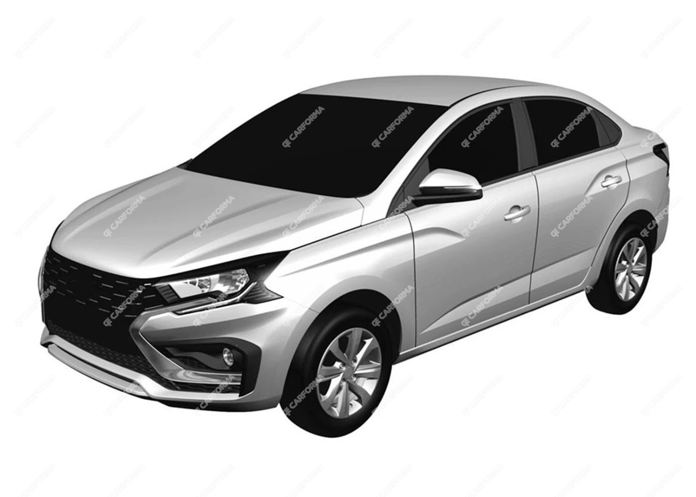Ворсовые коврики на Lada (ВАЗ) Iskra 2024 - 2025