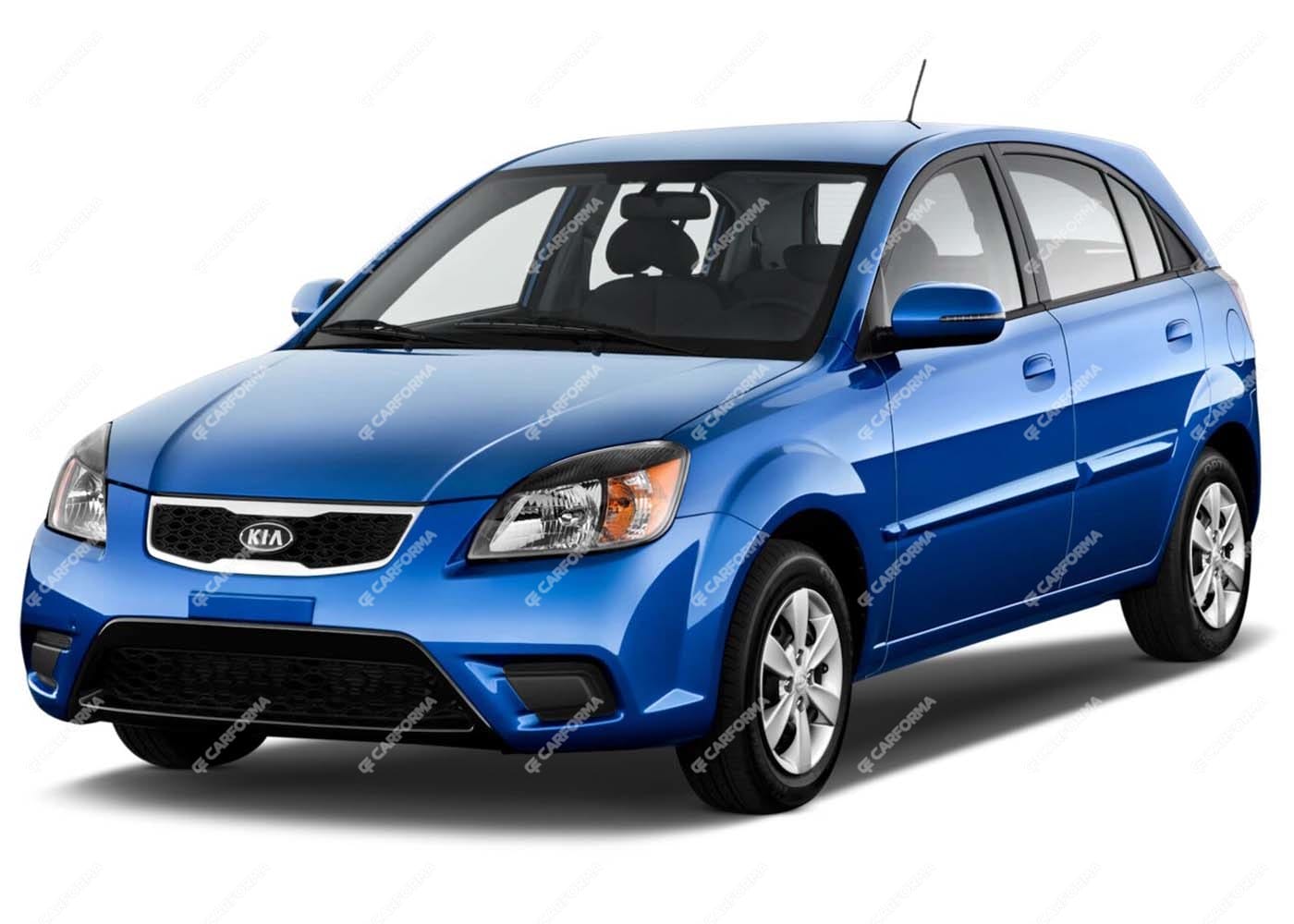 Ворсовые коврики на KIA Rio II 2005 - 2011