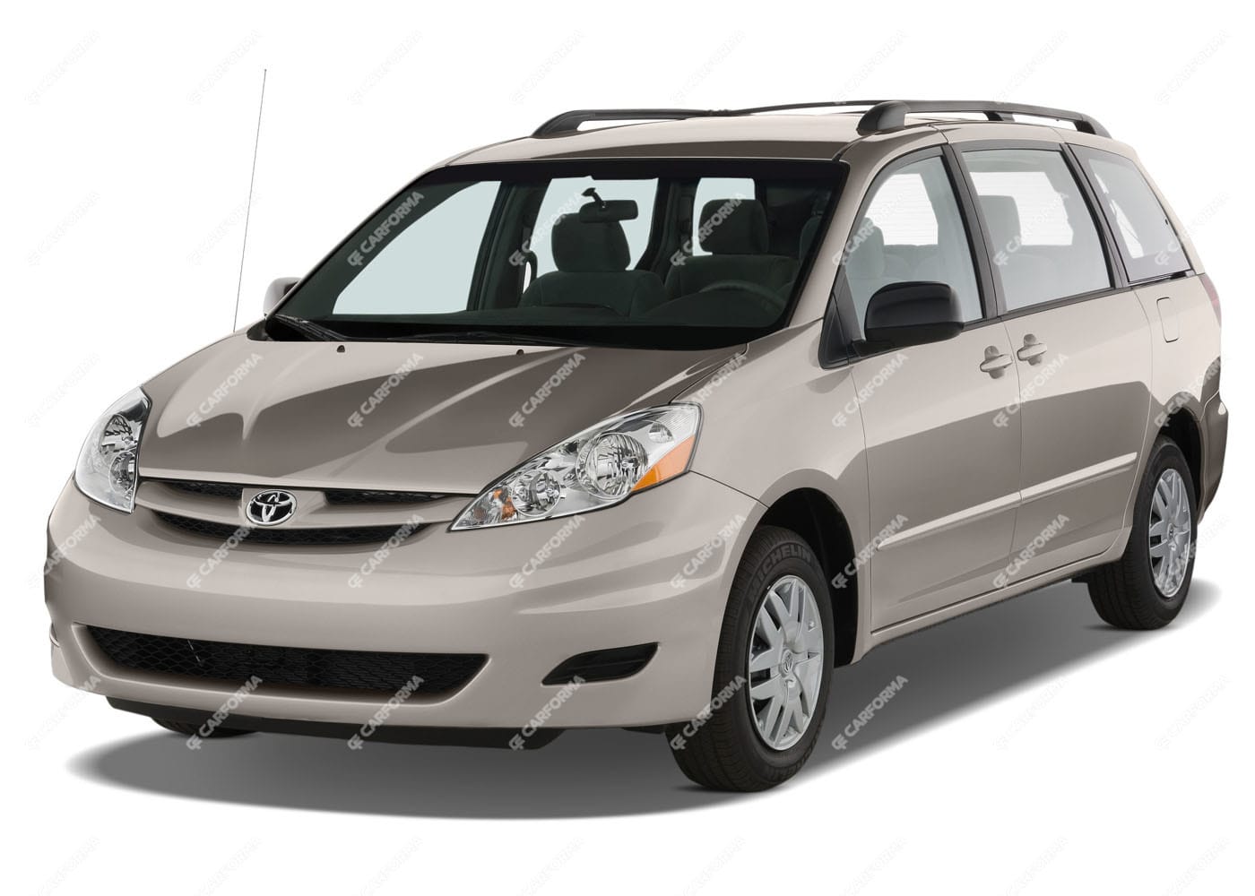 Ворсовые коврики на Toyota Sienna II 2003 - 2010