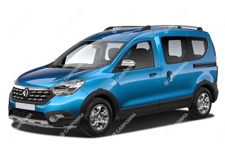 Ворсовые коврики на Renault Dokker Stepway 2018 - 2025