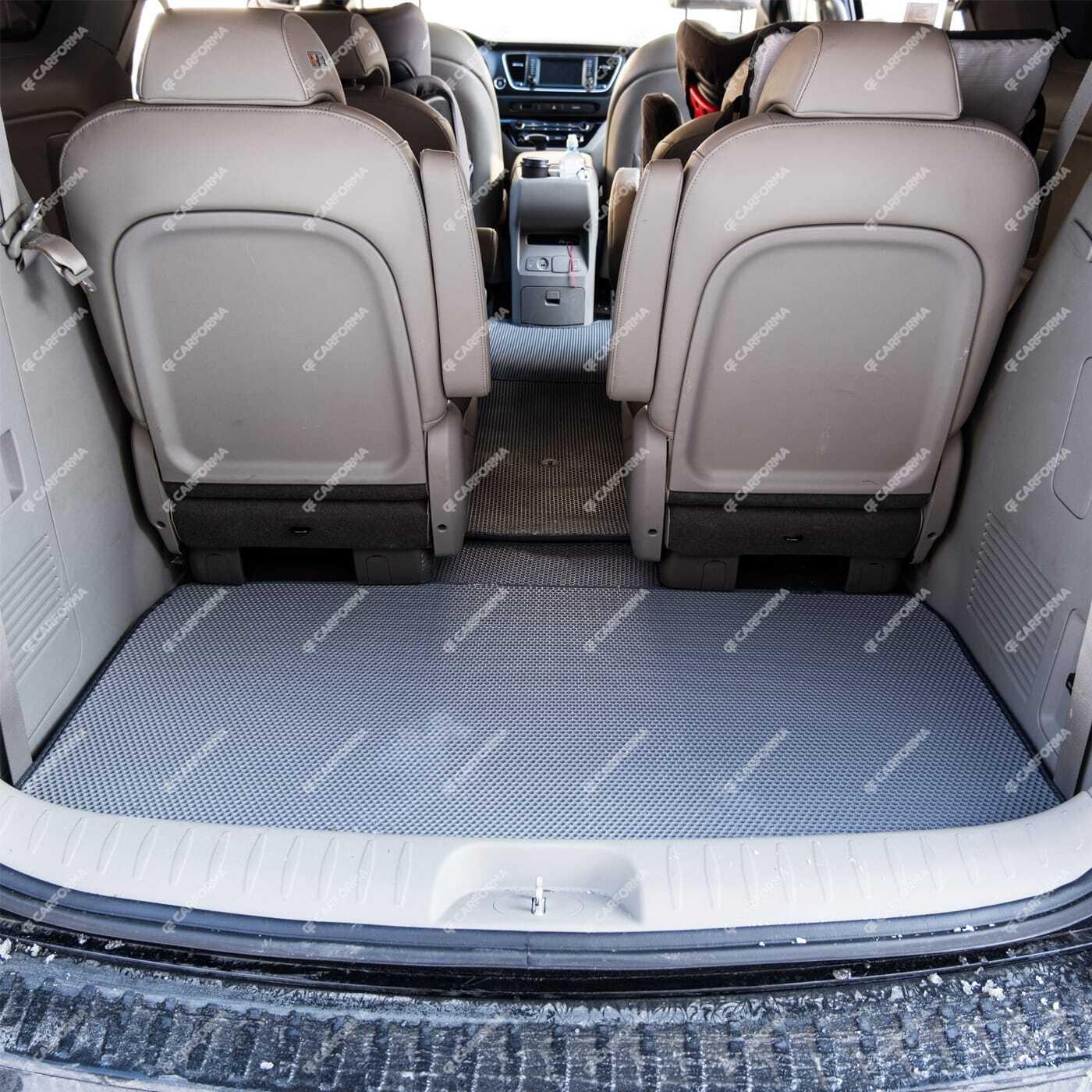 EVA коврики на KIA Carnival III 9 мест и 11 мест 2014&nbsp;-&nbsp;2021 в Пензе