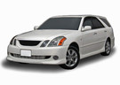 Ворсовые коврики на Toyota Mark II Wagon Blit 2002 - 2007 в Пензе