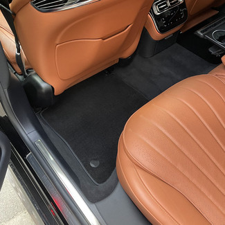 Ворсовые коврики на Mercedes S (W223, V223) 2020 - 2025 в Пензе