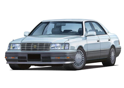 Ворсовые коврики на Toyota Crown (S150) 1995 - 2001 в Пензе
