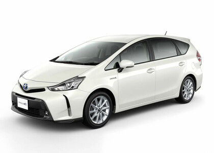 Ворсовые коврики на Toyota Prius Alpha 2011 - 2021 в Пензе