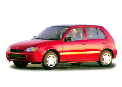 Ворсовые коврики на Toyota Starlet (P90) 1995 - 1999 в Пензе