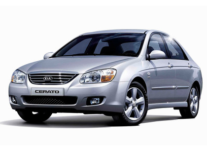 Ворсовые коврики на KIA Cerato I 2004 - 2008 в Пензе