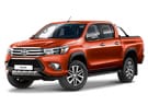 Ворсовые коврики на Toyota Hilux VIII 2015 - 2025 в Пензе