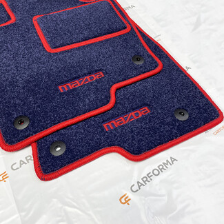 Ворсовые коврики на Mazda 2 2007 - 2015 в Пензе Ворсовые коврики на Mazda 2 2007 - 2015 в Пензе