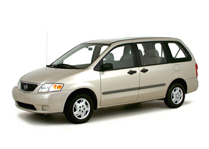 Ворсовые коврики на Mazda MPV II 1999 - 2006 в Пензе